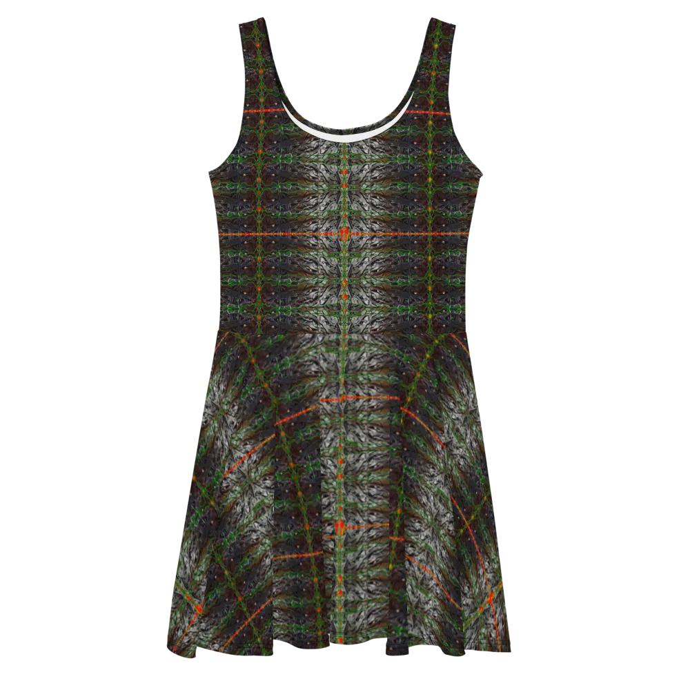 Fitted Skater Dress (Her/Muliebris)(Rind#2 Tree Link) RJSTH@Fabric#2 RJSTHW2021 RJS