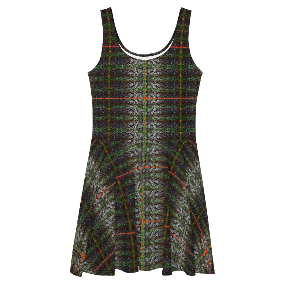 Fitted Skater Dress (Her/Muliebris)(Rind#2 Tree Link) RJSTH@Fabric#2 RJSTHW2021 RJS