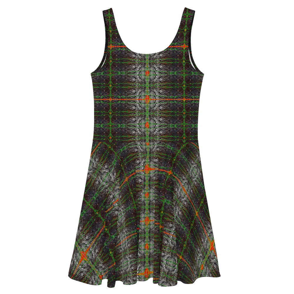 Fitted Skater Dress (Her/Muliebris)(Rind#3 Tree Link) RJSTH@Fabric#3 RJSTHW2021 RJS