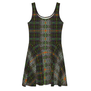 Fitted Skater Dress (Her/Muliebris)(Rind#3 Tree Link) RJSTH@Fabric#3 RJSTHW2021 RJS
