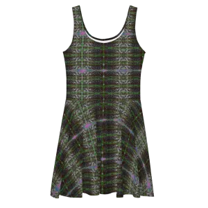Fitted Skater Dress (Her/Muliebris)(Rind#4 Tree Link) RJSTH@Fabric#4 RJSTHW2021 RJS