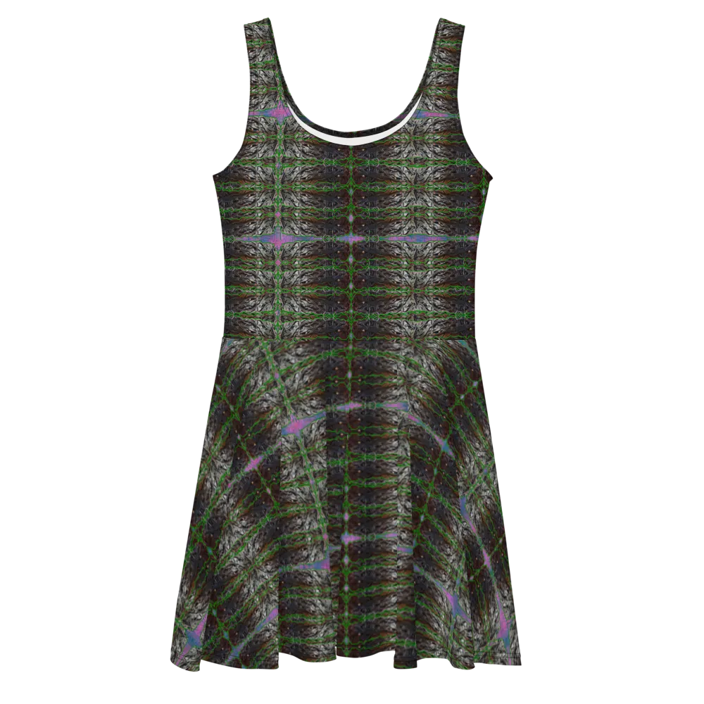 Fitted Skater Dress (Her/Muliebris)(Rind#4 Tree Link) RJSTH@Fabric#4 RJSTHW2021 RJS