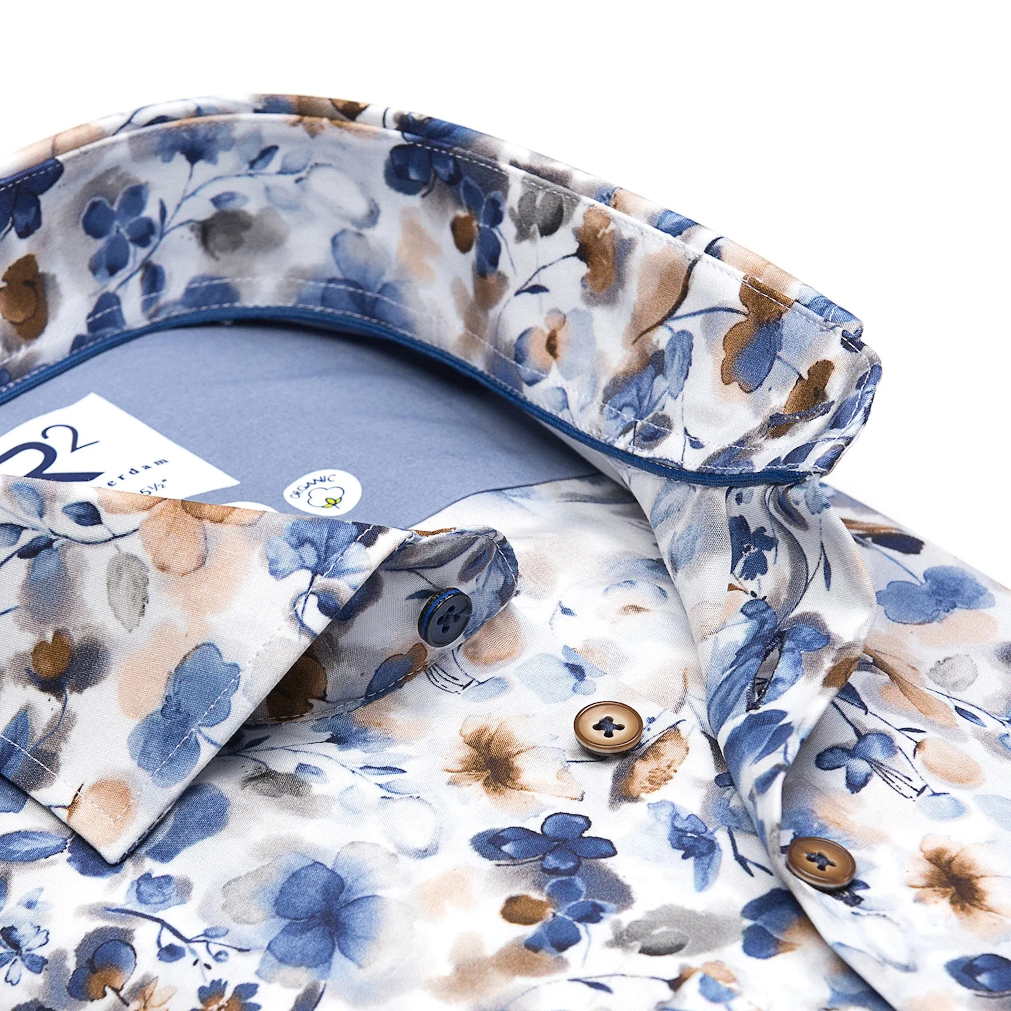 Floral print Tencel shirt