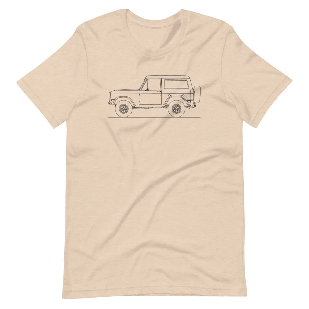 Ford Bronco 1st Gen Silhouette T-shirt