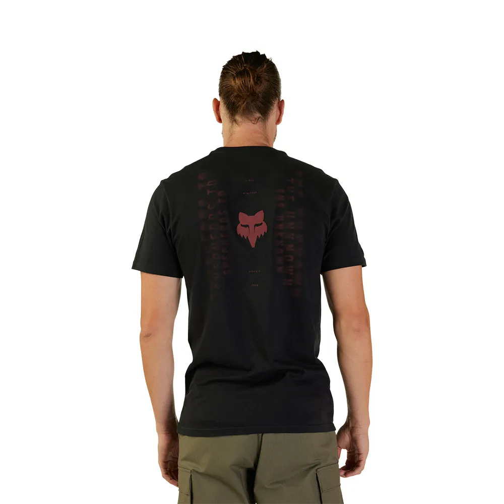 FOX FADED OUT SS PREMIUM TEE [BLACK]