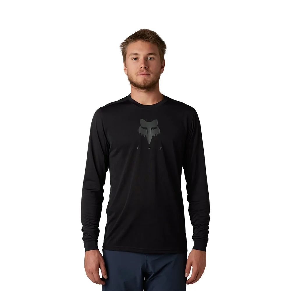 FOX RANGER TRU DRI LS JERSEY [BLACK]