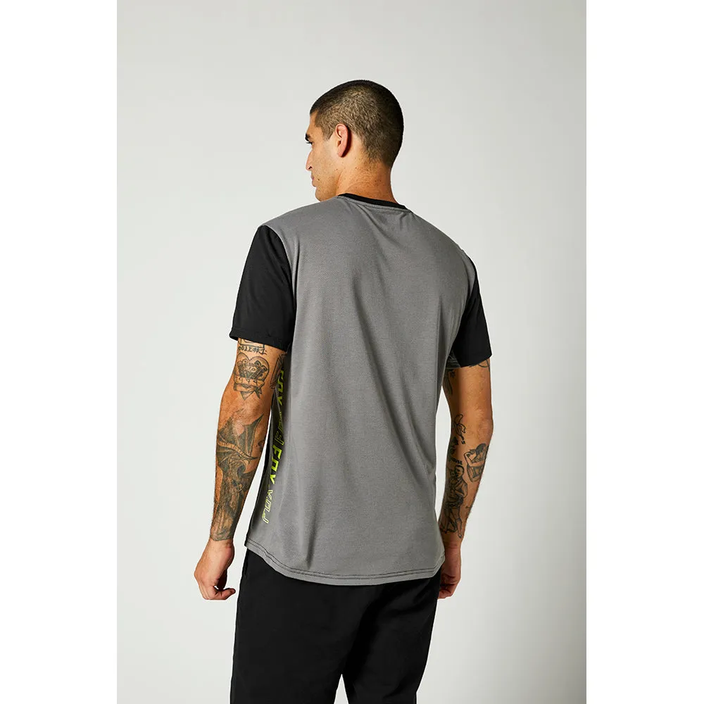 FOX STARTER CREW SS TOP [BLACK]
