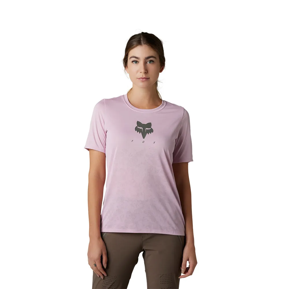 Fox Womens Ranger Tru Dri Ss Jersey [Blush]