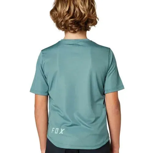 Fox Youth Ranger Ss Jersey Seafoam