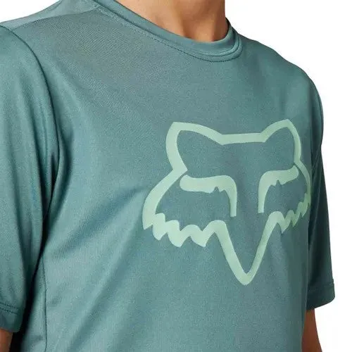 Fox Youth Ranger Ss Jersey Seafoam