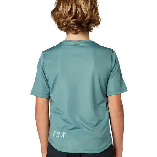 Fox Youth Ranger Ss Jersey Seafoam