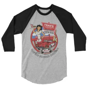 Fran's Hamburgers Baseball Tee