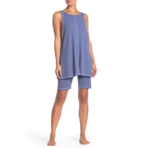 Free People Take Two Bike Short 2-Piece Set blue