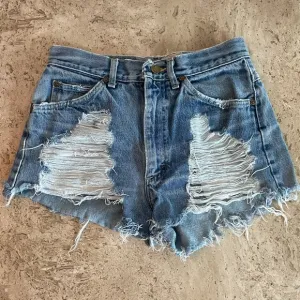 FRUST OF A KIND Redone Vintage Lee Distressed Shorts