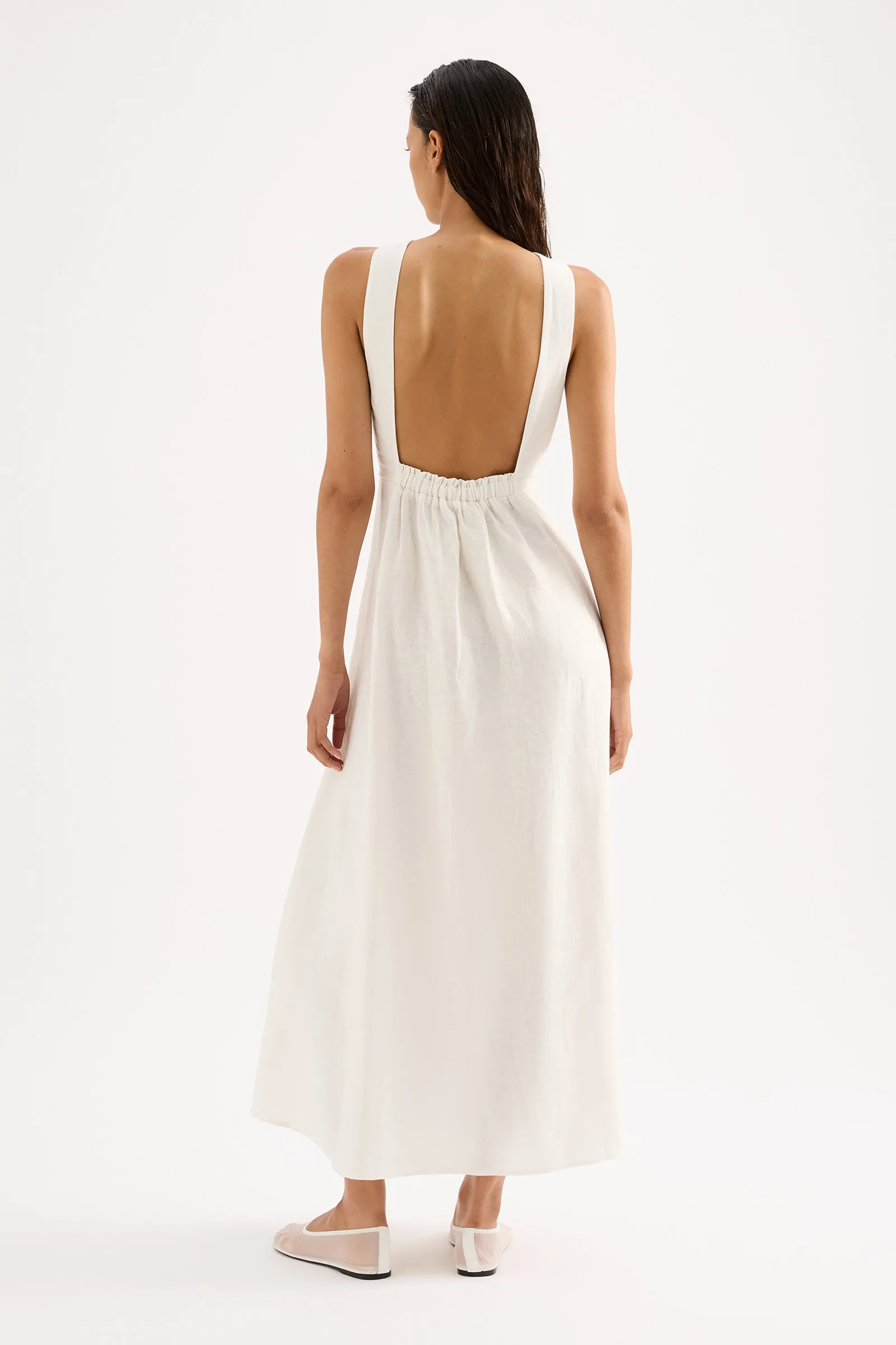 GAEL LINEN MAXI DRESS