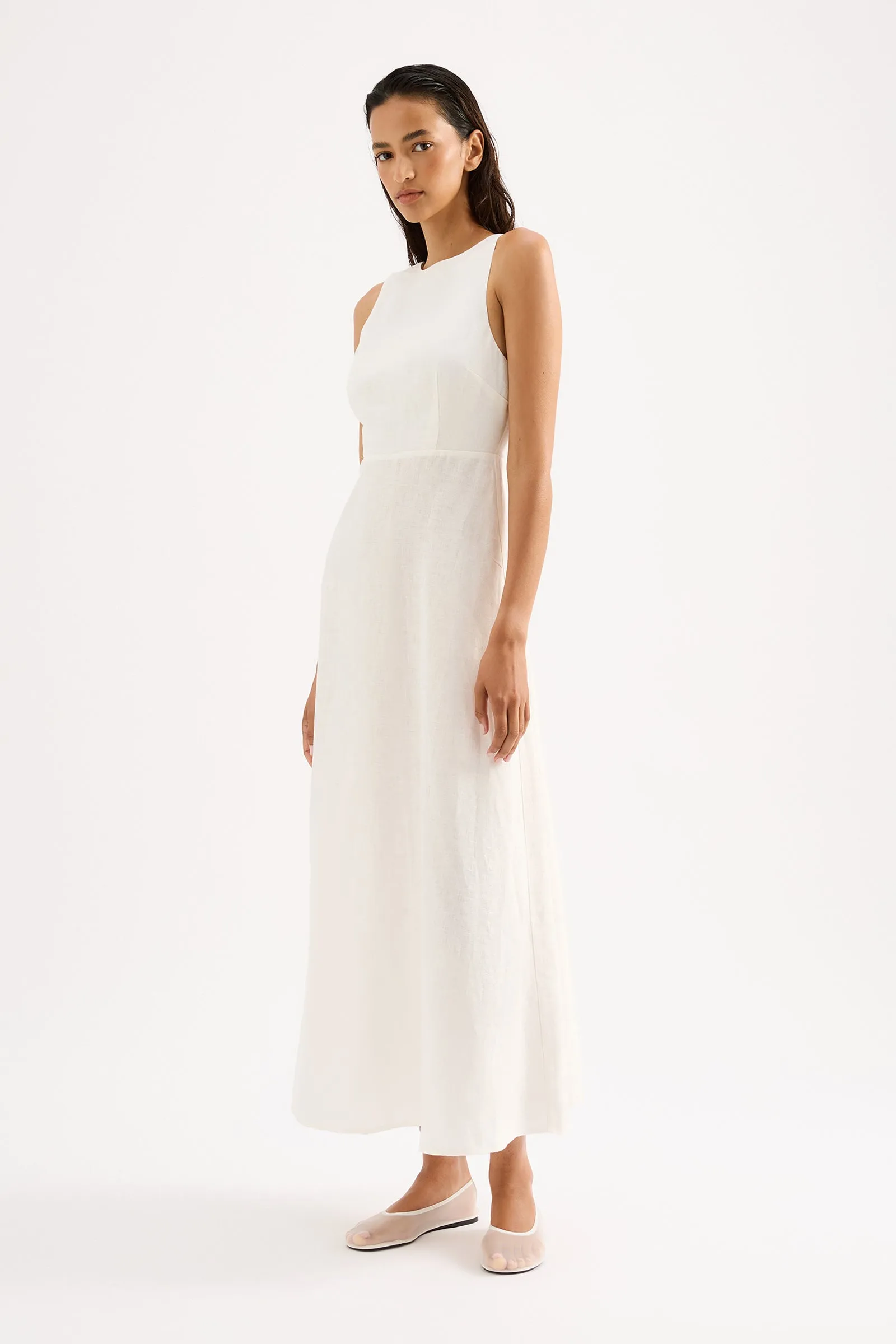 GAEL LINEN MAXI DRESS