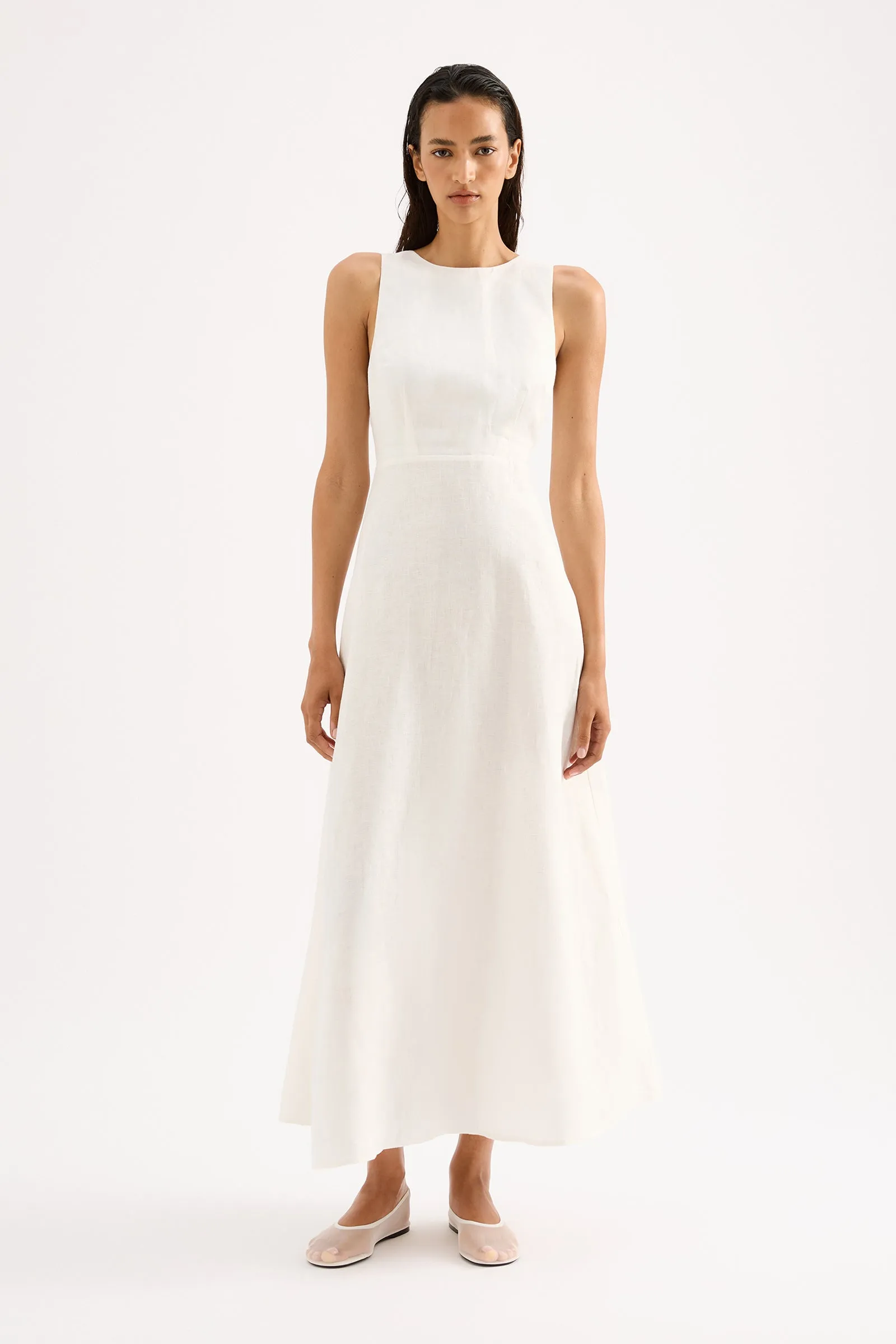 GAEL LINEN MAXI DRESS
