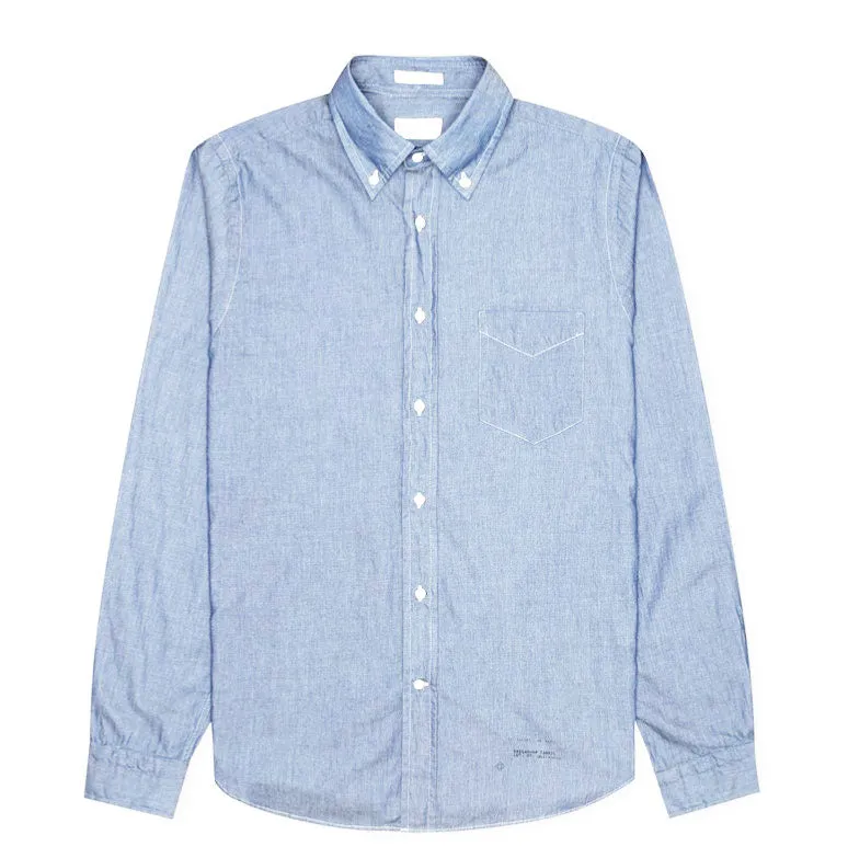 GANT RUGGER Men's Light Indigo Luxury Indigo HOBD Shirt 349810 Size X-Small