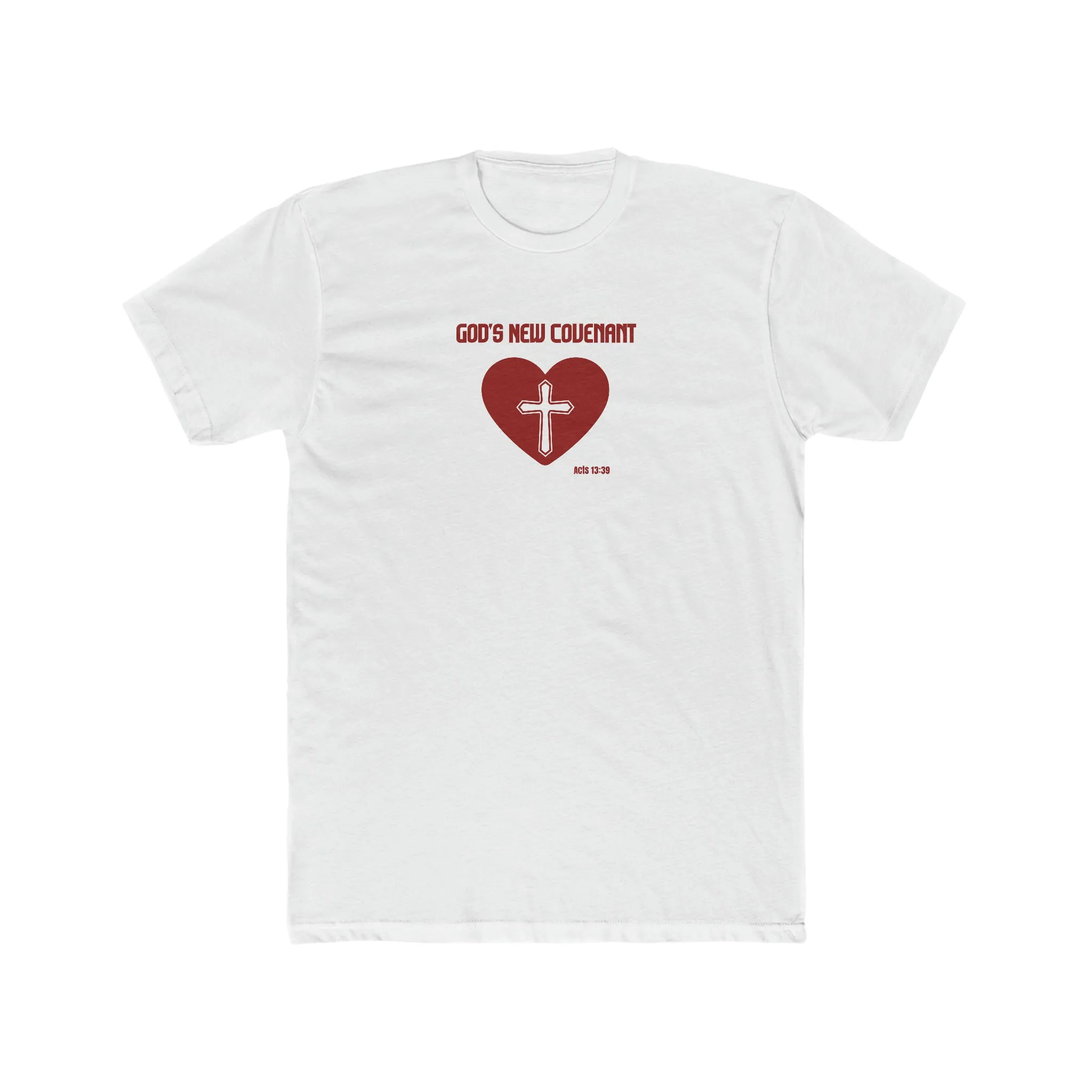 God’s New Covenant Men's Cotton Crew Tee