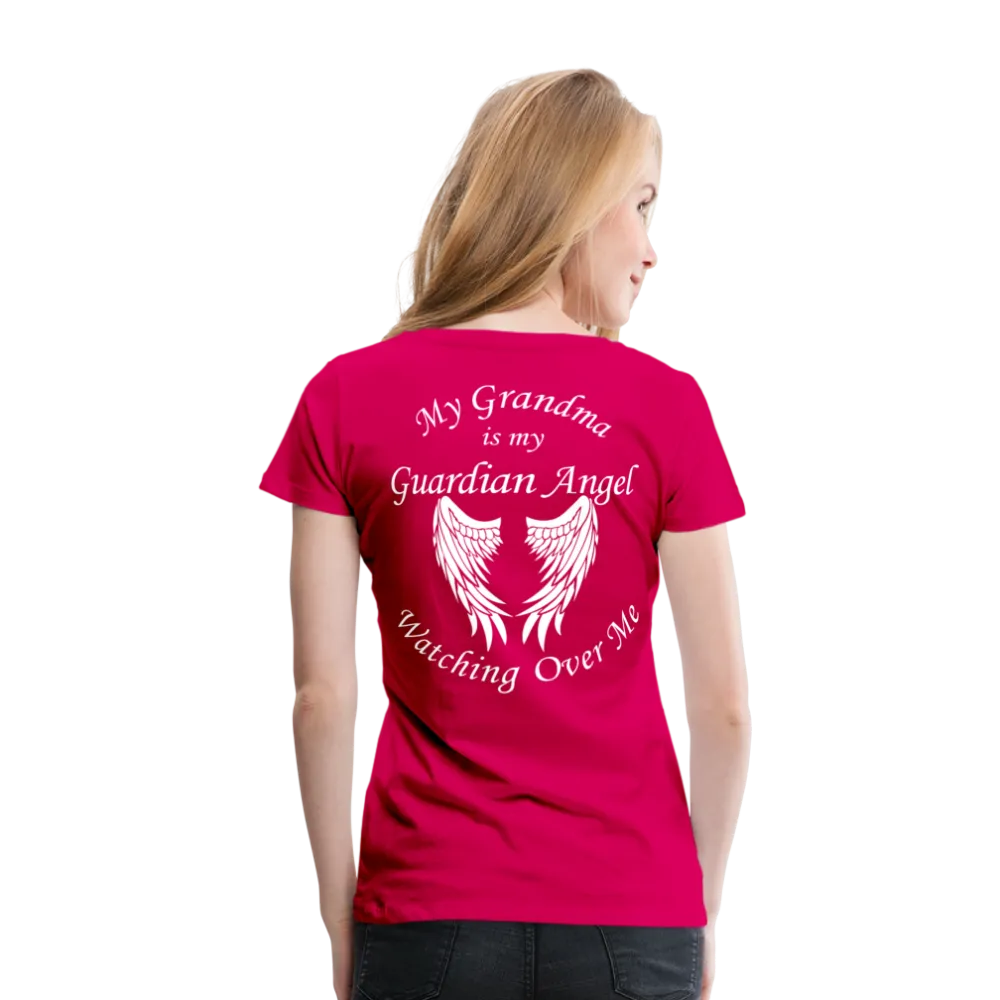 Grandma Guardian Angel Women’s Premium T-Shirt (CK3572)