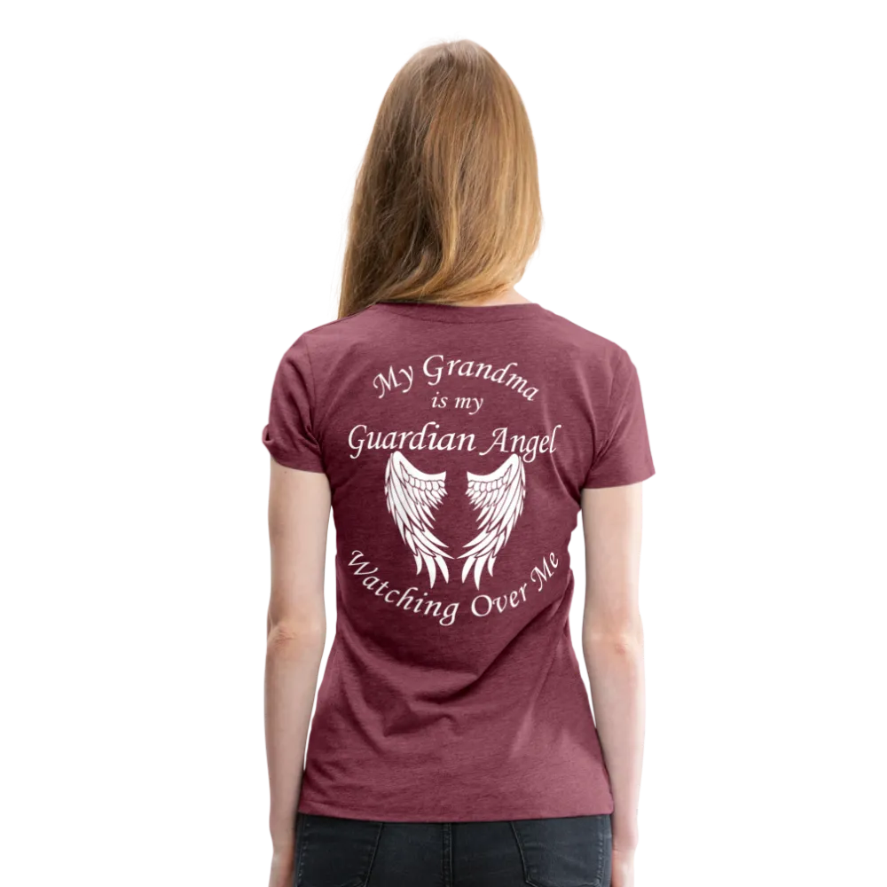Grandma Guardian Angel Women’s Premium T-Shirt (CK3572)
