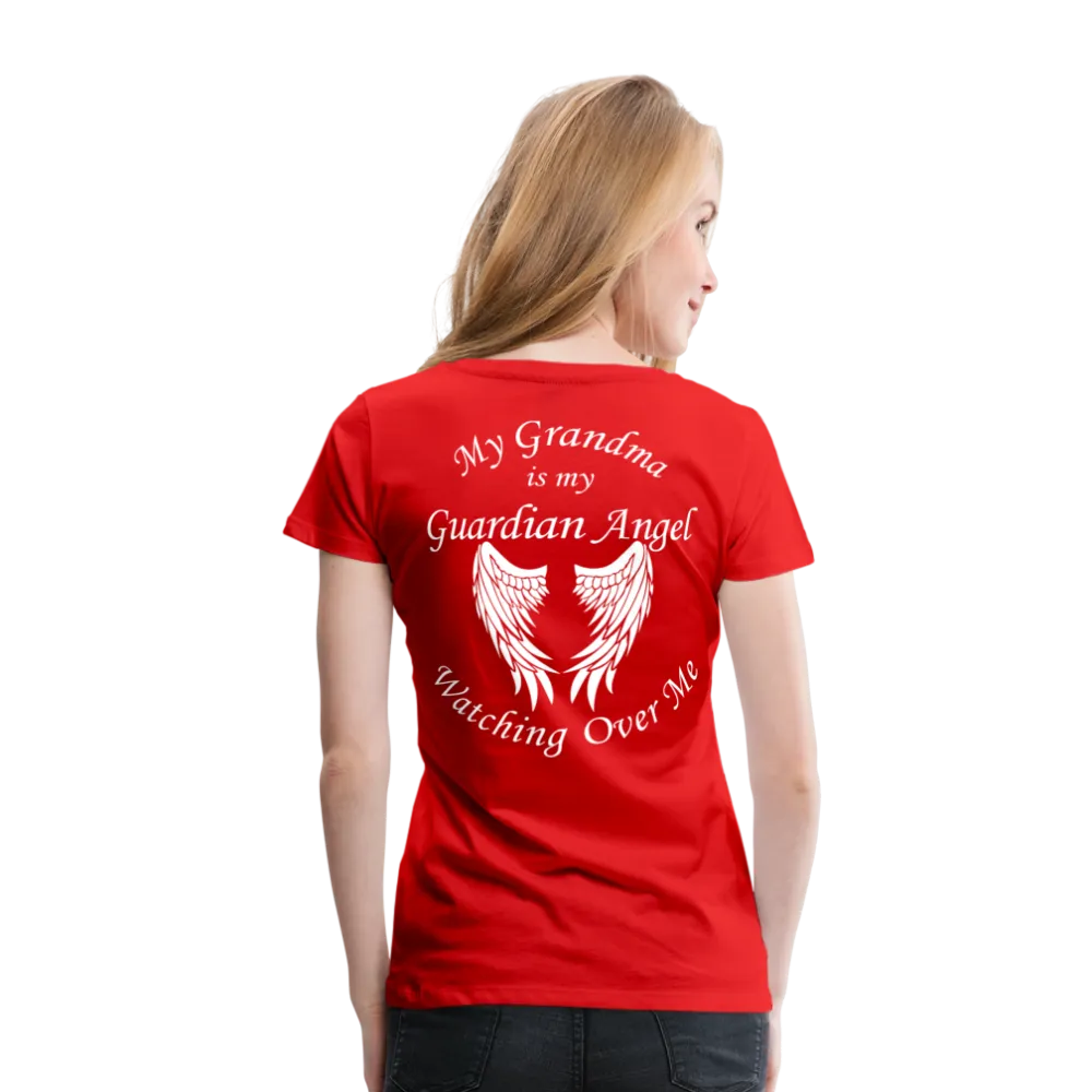 Grandma Guardian Angel Women’s Premium T-Shirt (CK3572)