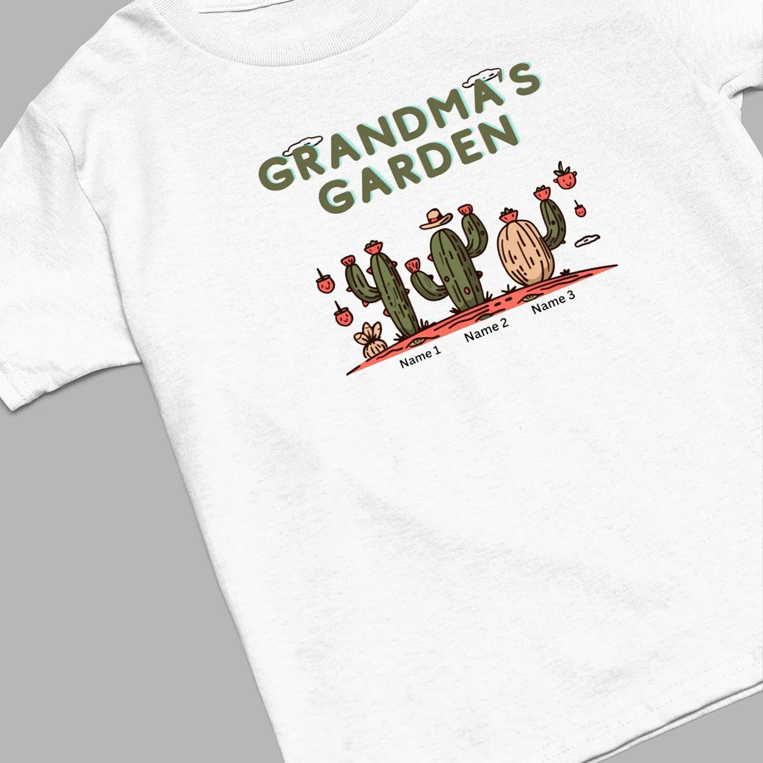 Grandma's Garden T-Shirt, Caztus Garden Shirt, Grandma Hoodie, Grandma Shirt, Mother's Day Gift For Grandma, Happy Mother's Day