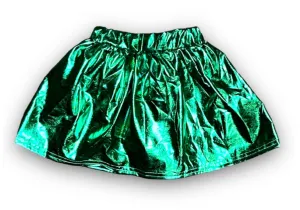 Green Metallic Skort