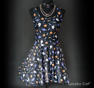 Halloween Lights Skater Dress