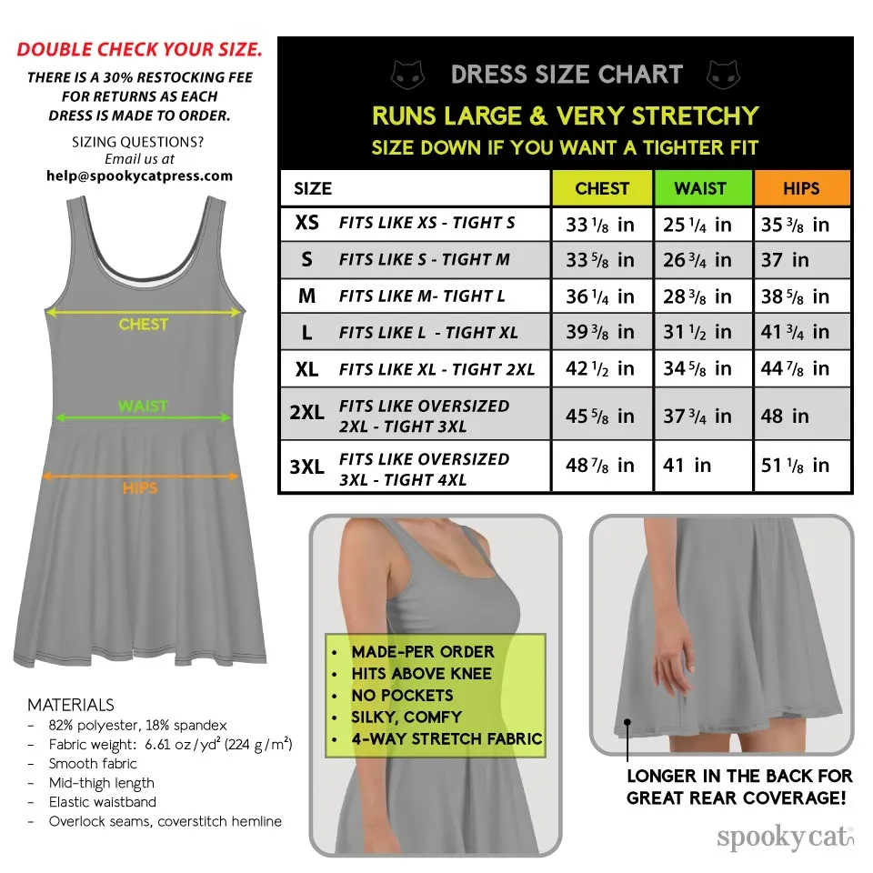 Halloween Lights Skater Dress