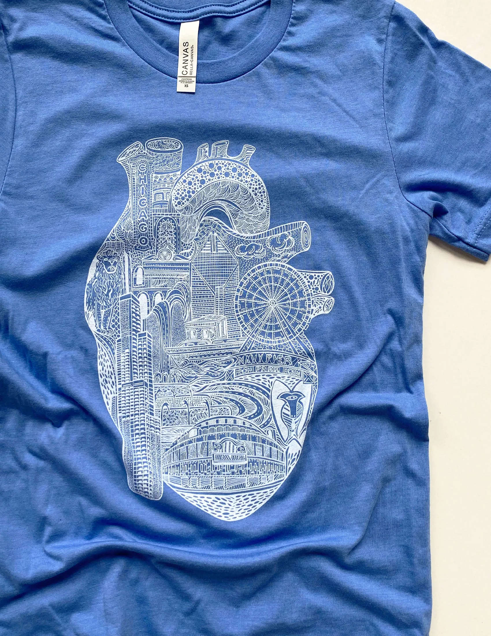 Heart of Chicago Unisex T.Shirt