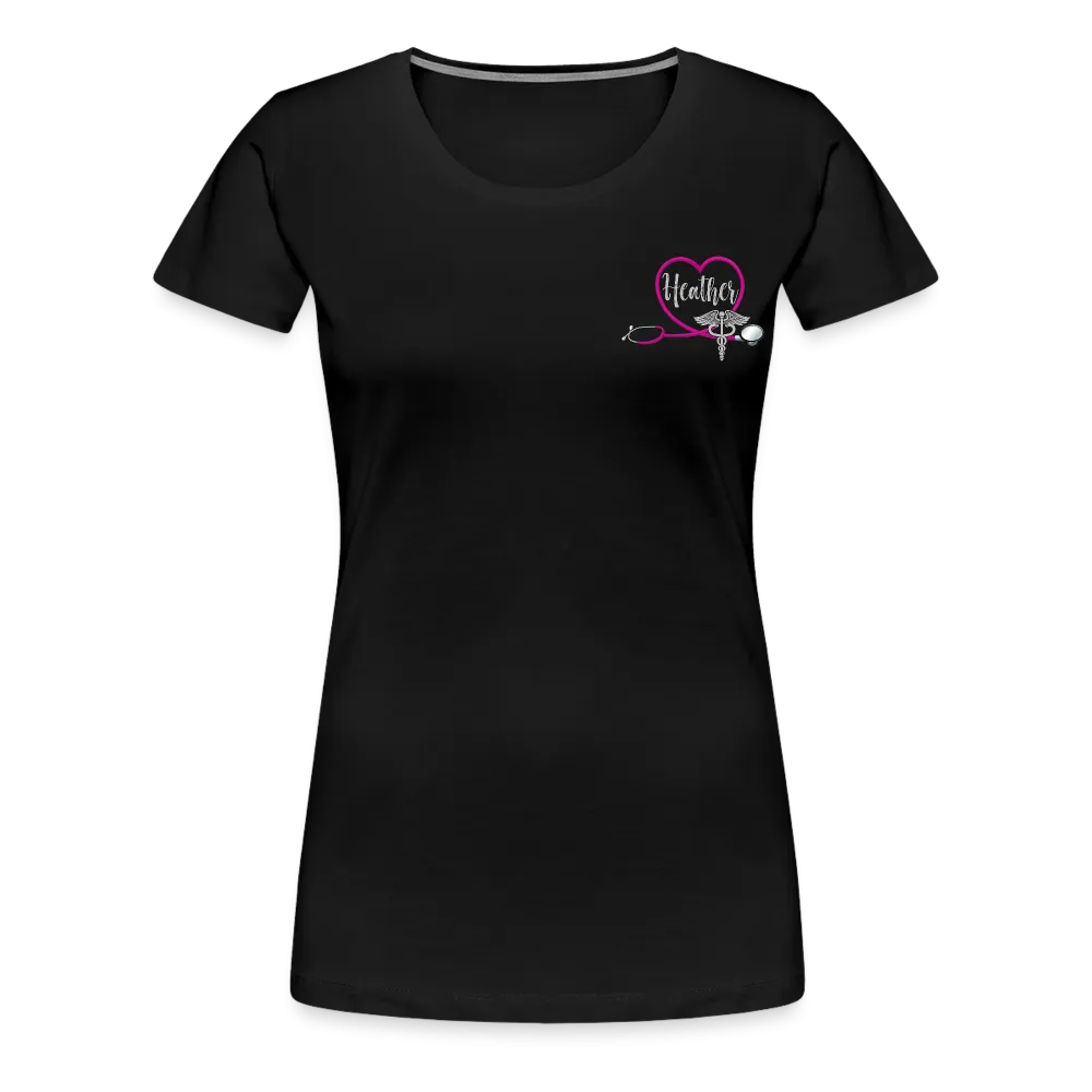 Heather Emergency Nurse Women’s Premium T-Shirt 2529420223