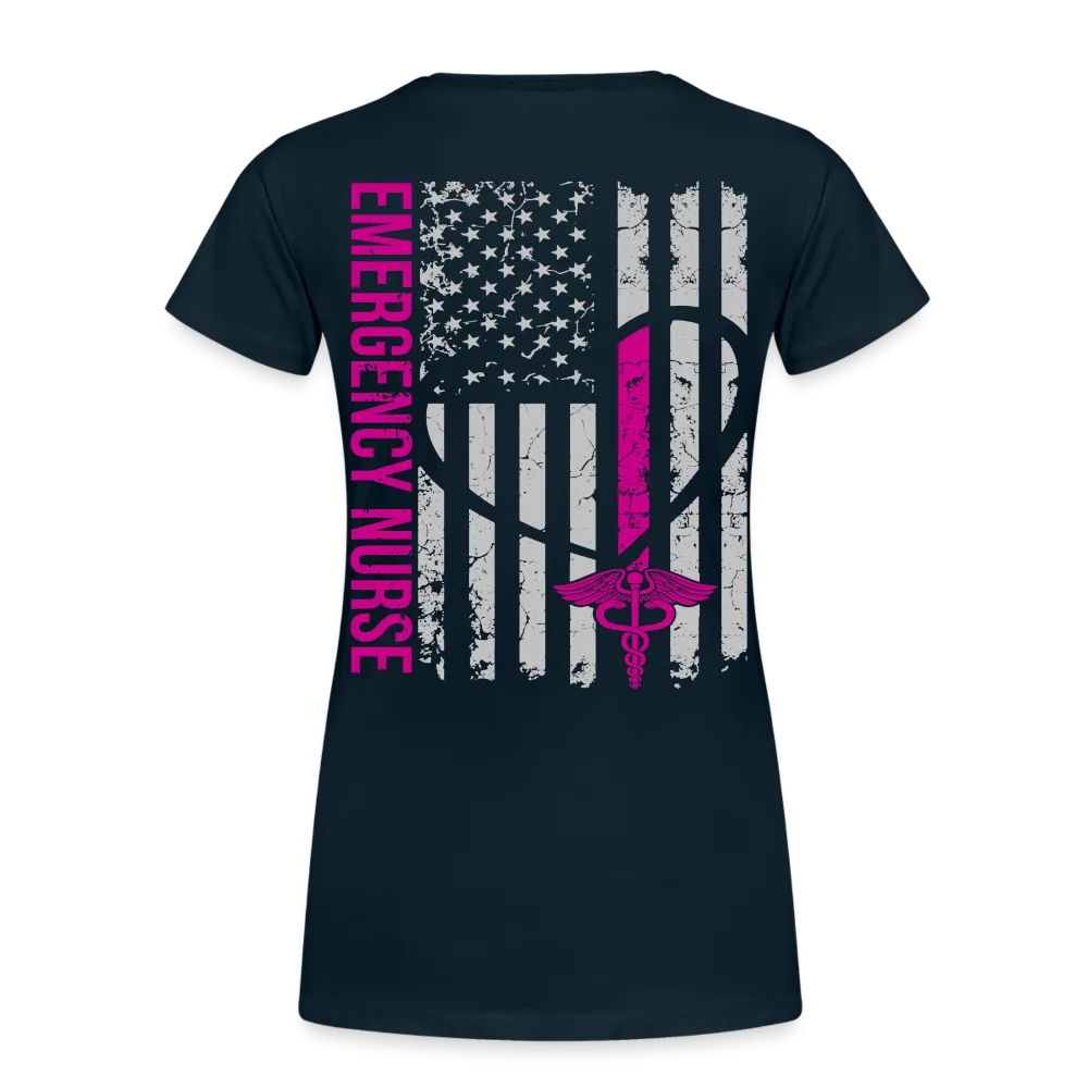 Heather Emergency Nurse Women’s Premium T-Shirt 2529420223