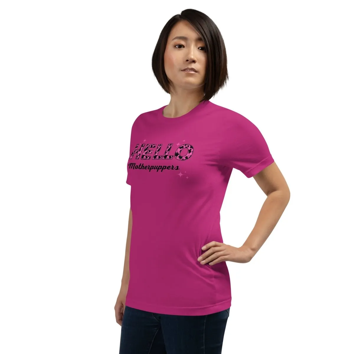 Hello Motherpuppers Dog Mom T-Shirt