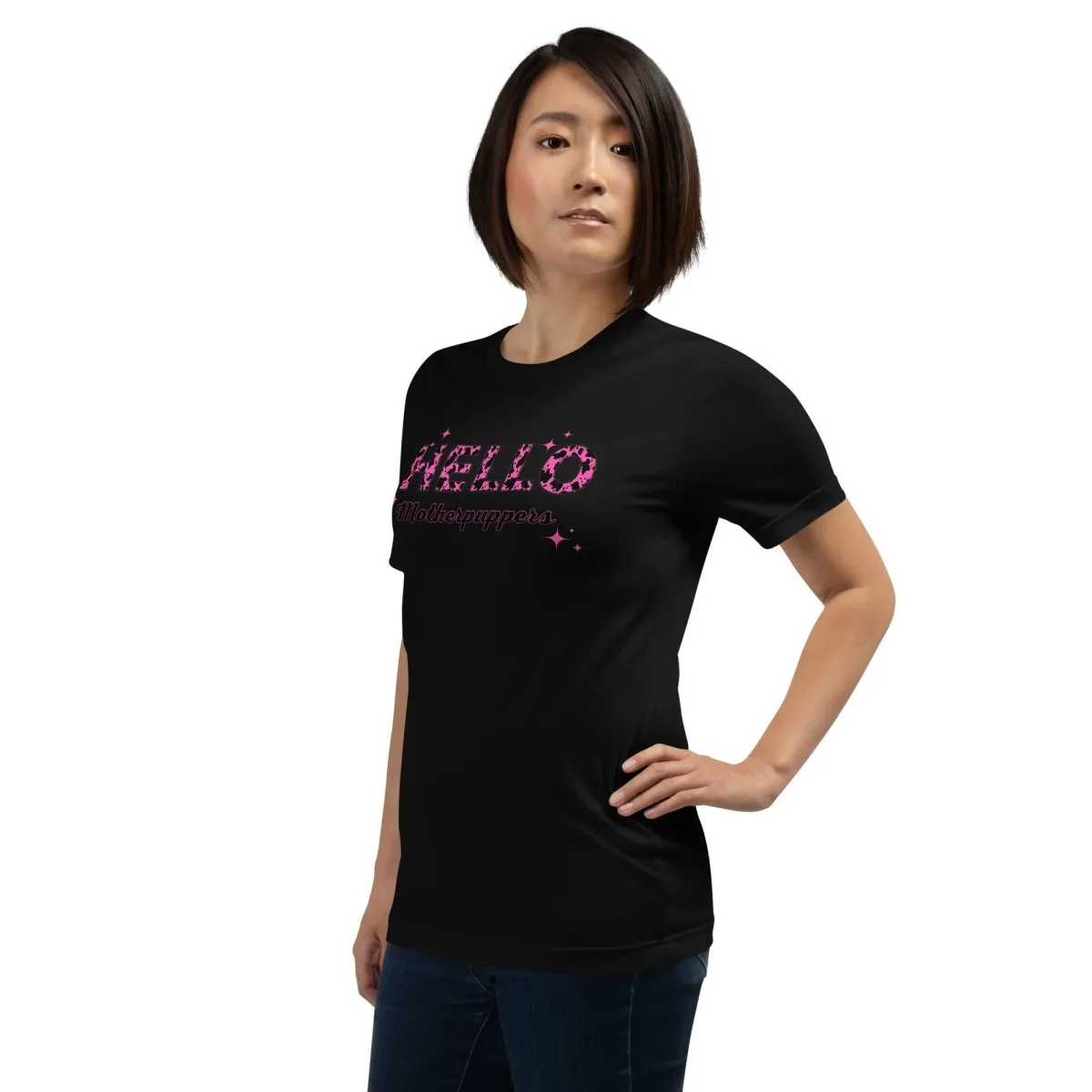 Hello Motherpuppers Dog Mom T-Shirt