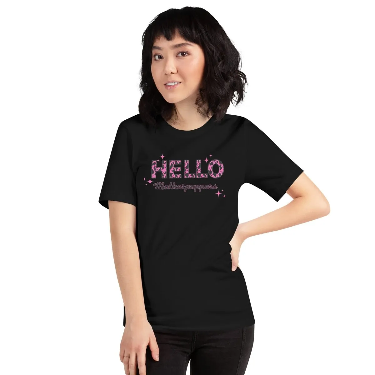 Hello Motherpuppers Dog Mom T-Shirt