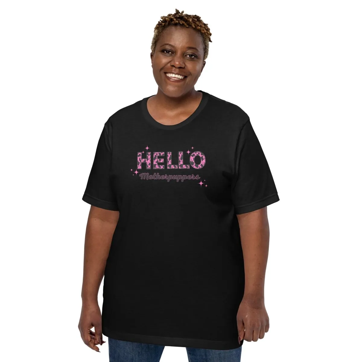 Hello Motherpuppers Dog Mom T-Shirt