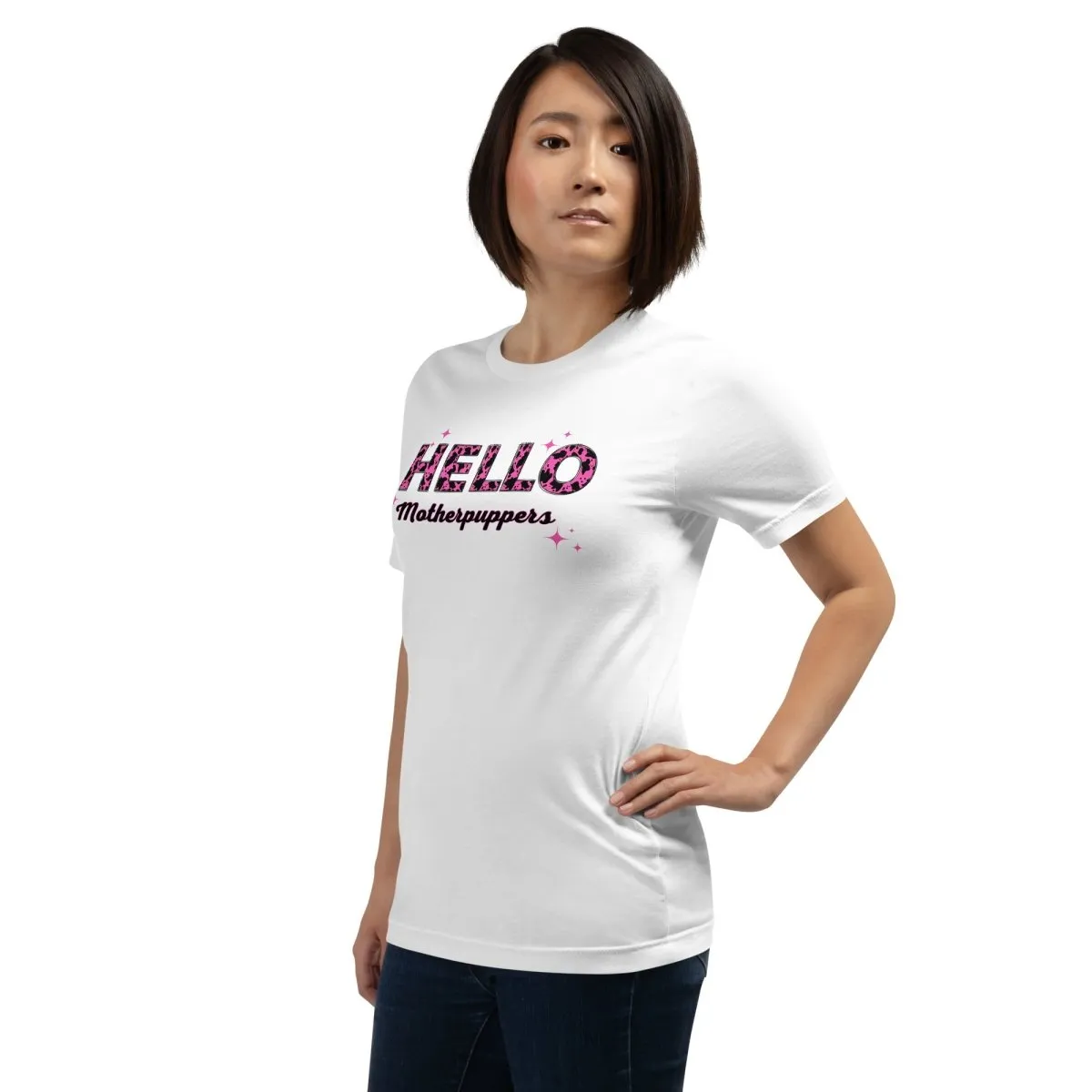 Hello Motherpuppers Dog Mom T-Shirt