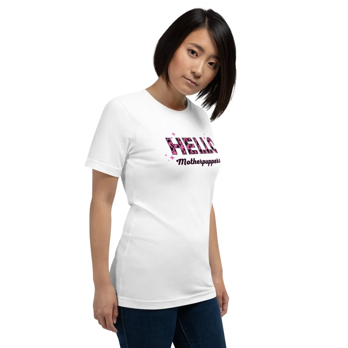 Hello Motherpuppers Dog Mom T-Shirt