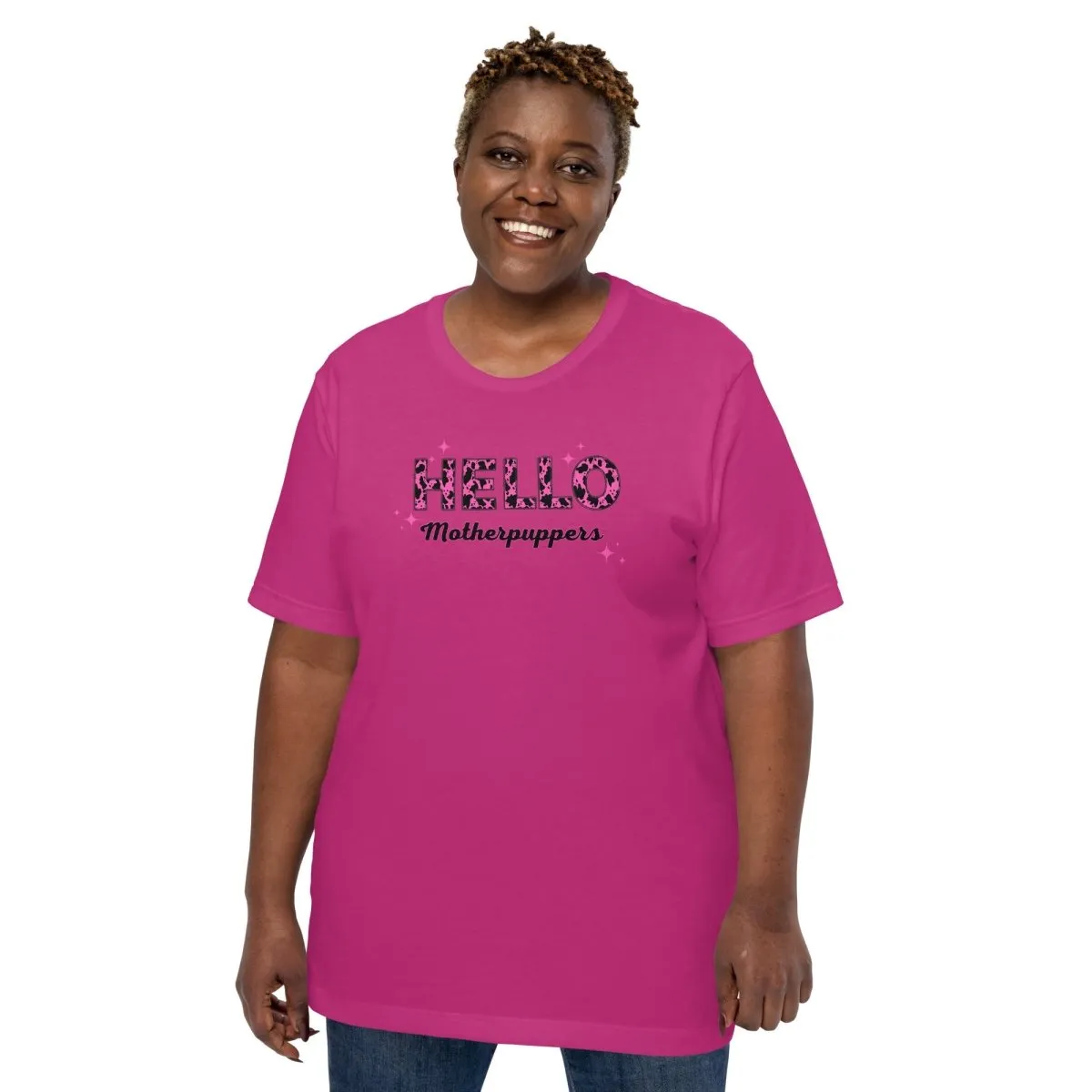 Hello Motherpuppers Dog Mom T-Shirt