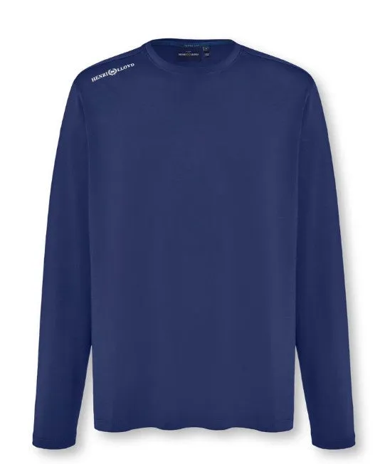 HENRI LLOYD DRI-FAST LONG SLEEVE TEE - BLUE