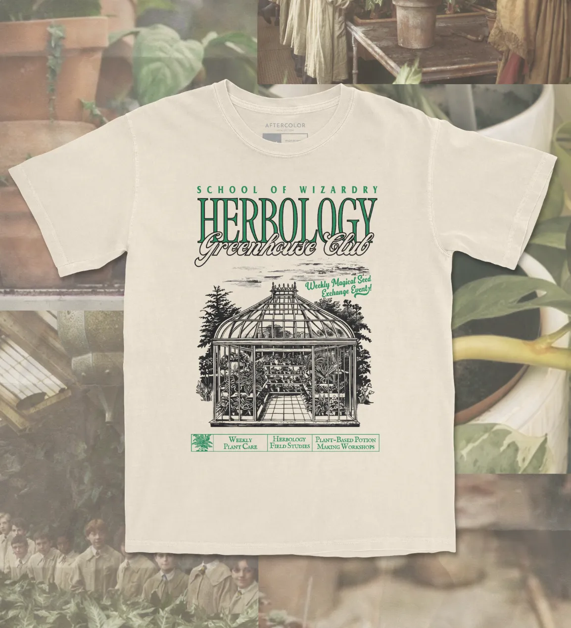 Herbology Green House Club Garment Dyed Tee