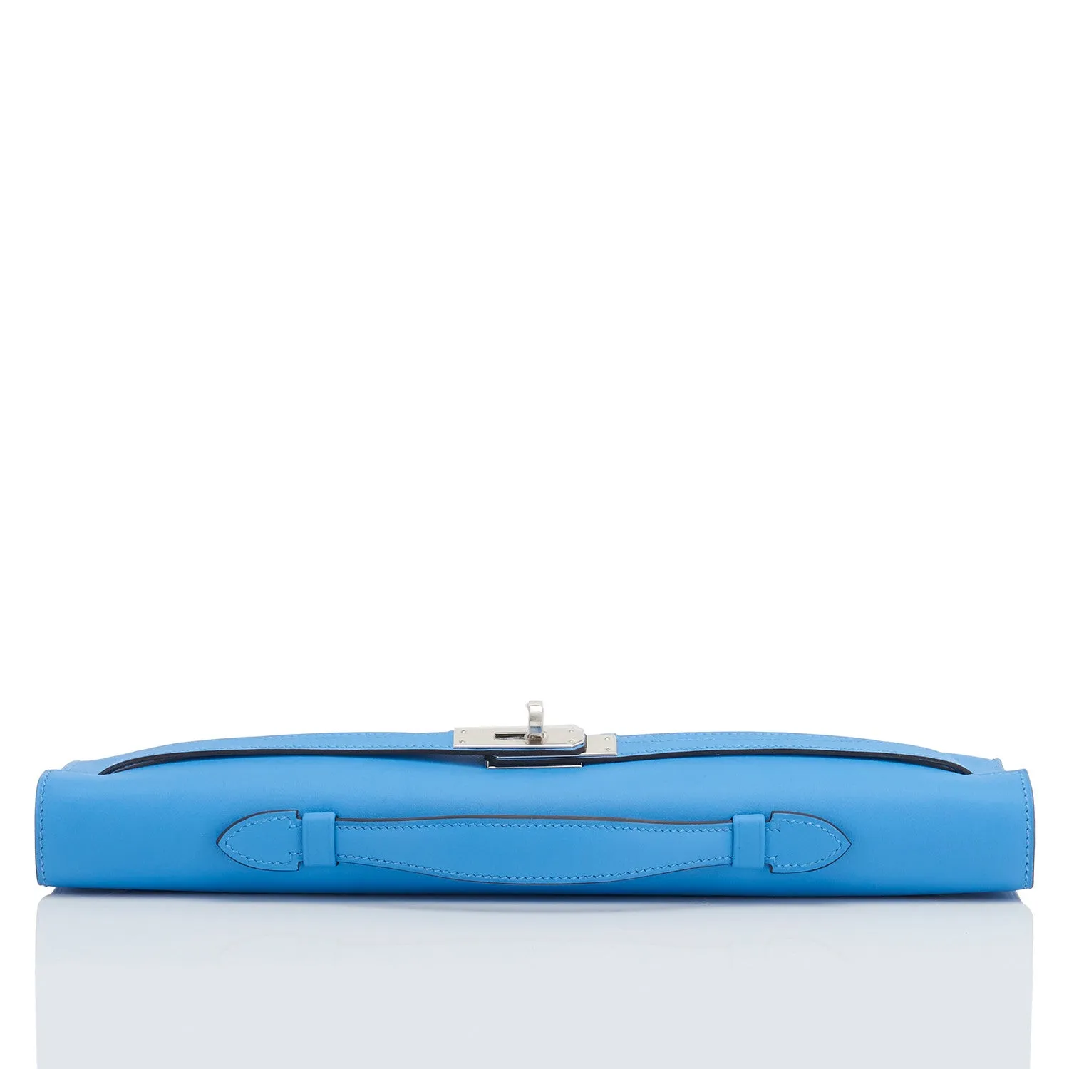 Hermes Blue Paradise Kelly Cut Clutch Bag