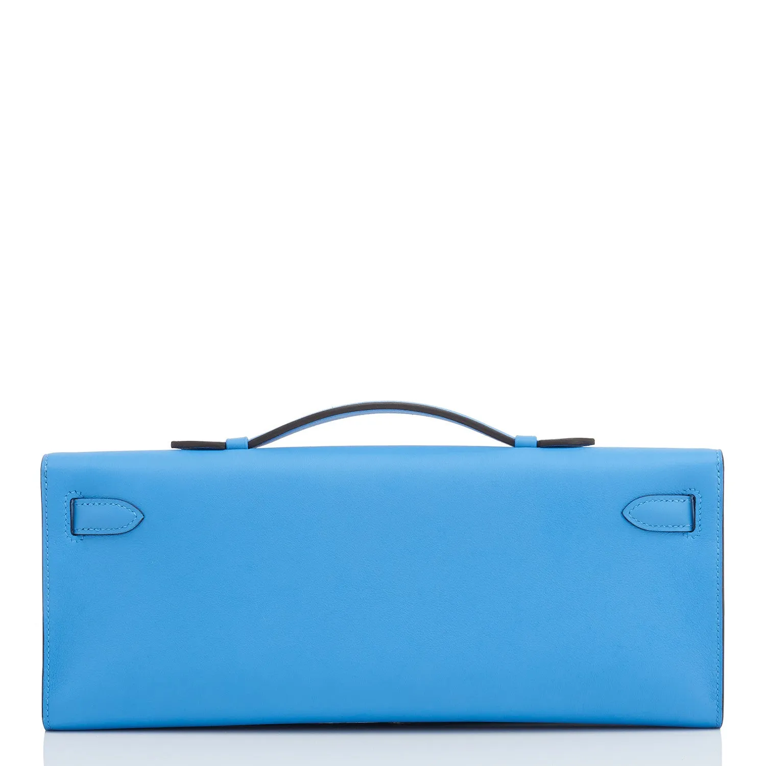 Hermes Blue Paradise Kelly Cut Clutch Bag