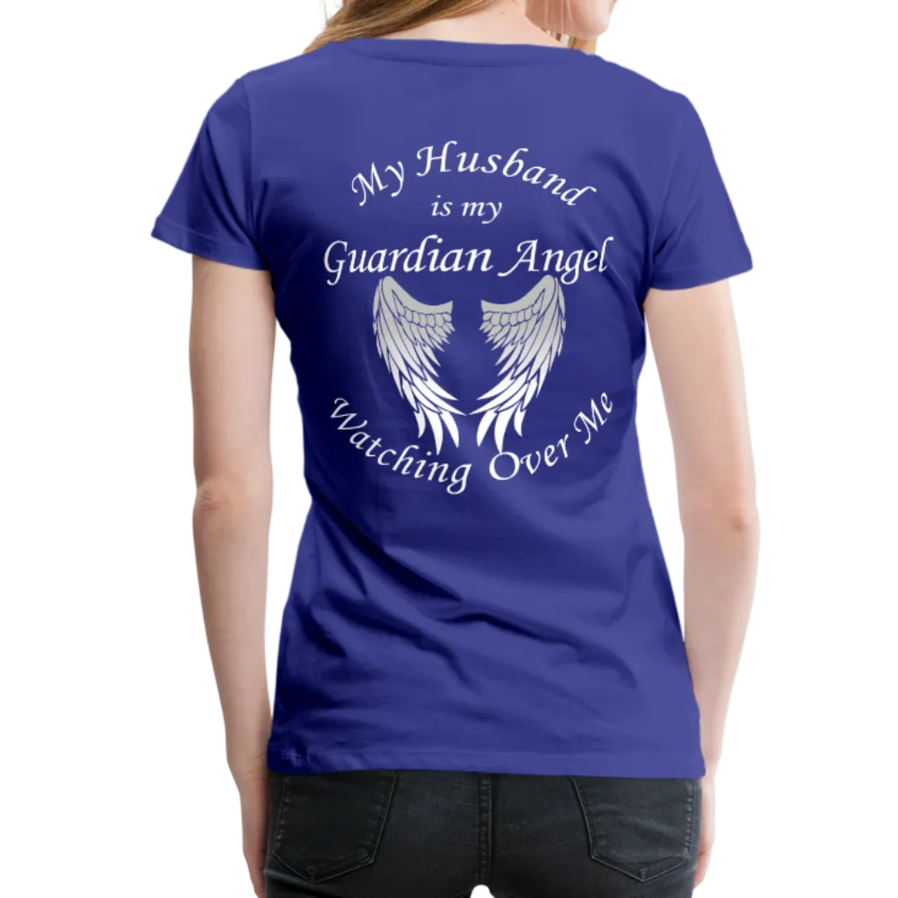 Husband Guardian Angel Women’s Premium T-Shirt (CK1478W)