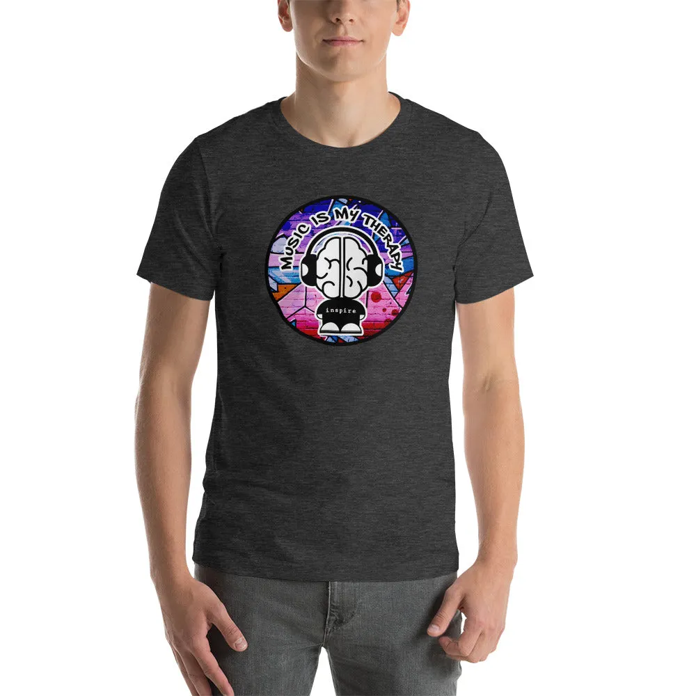 inspire Music Is My Therapy Short-Sleeve Unisex T-Shirt