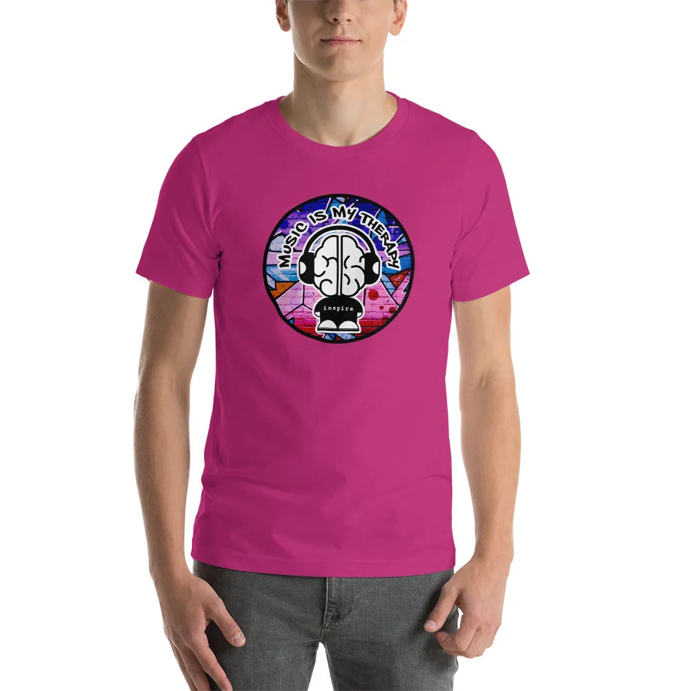 inspire Music Is My Therapy Short-Sleeve Unisex T-Shirt