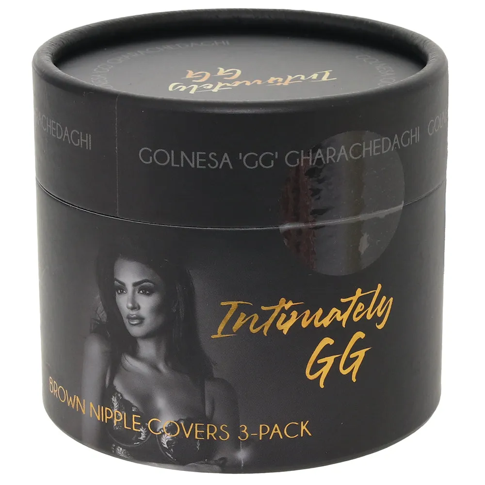 Intimately GG 3 Pack Nipple Covers in Dark
