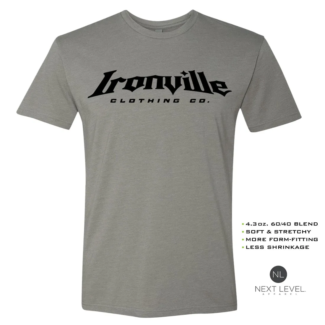 Ironville STATE PRISON Soft-Blend Fitted Gym T-shirt