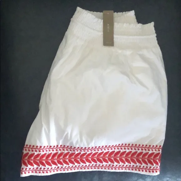 J. Crew Embroidered Shorts